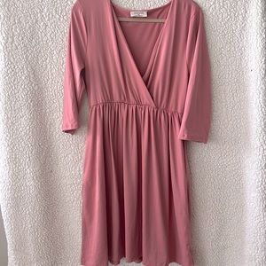 Zenana pink dress size XL